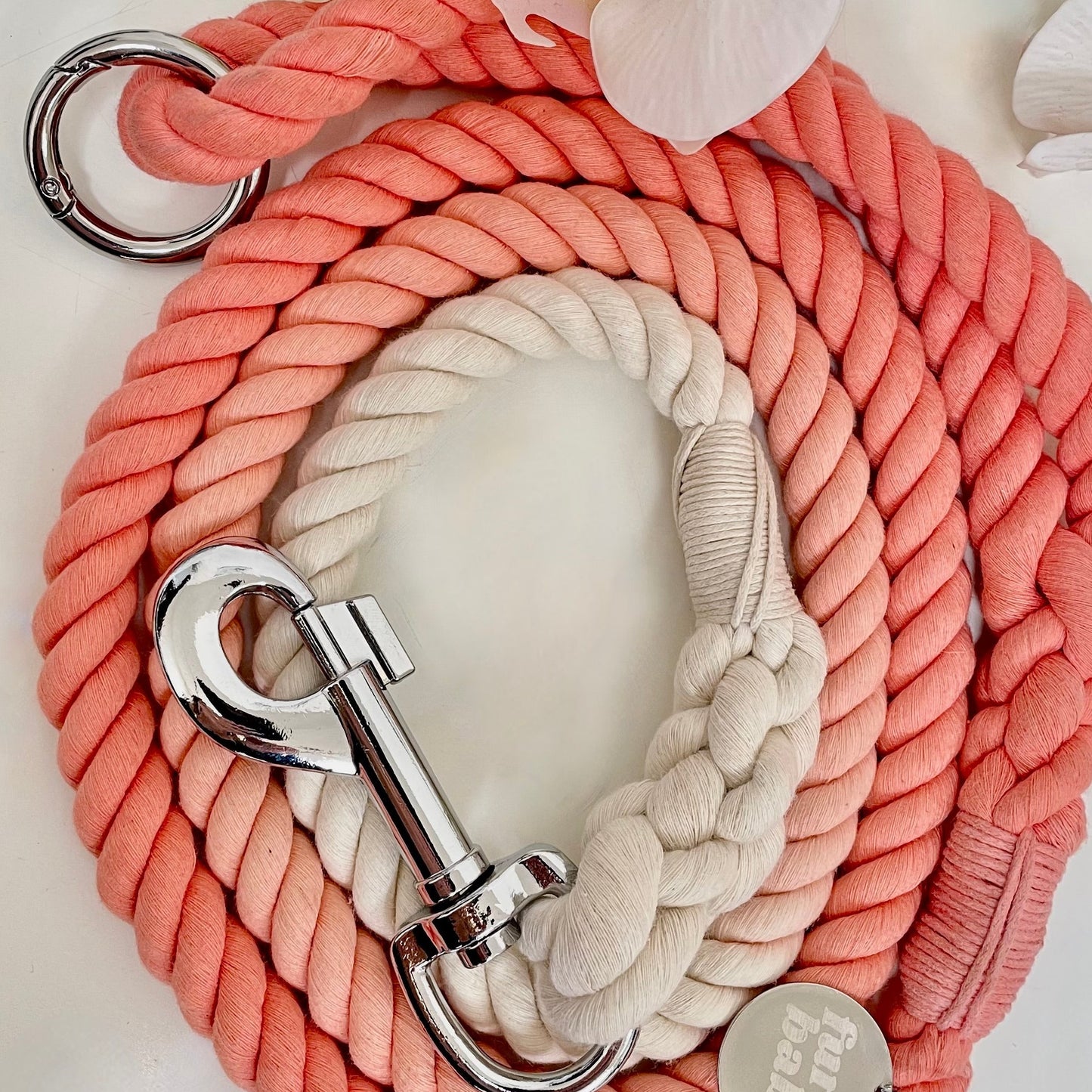 Peaches & Cream Rope Lead