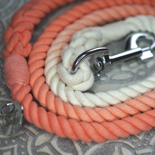 Peaches & Cream Rope Lead